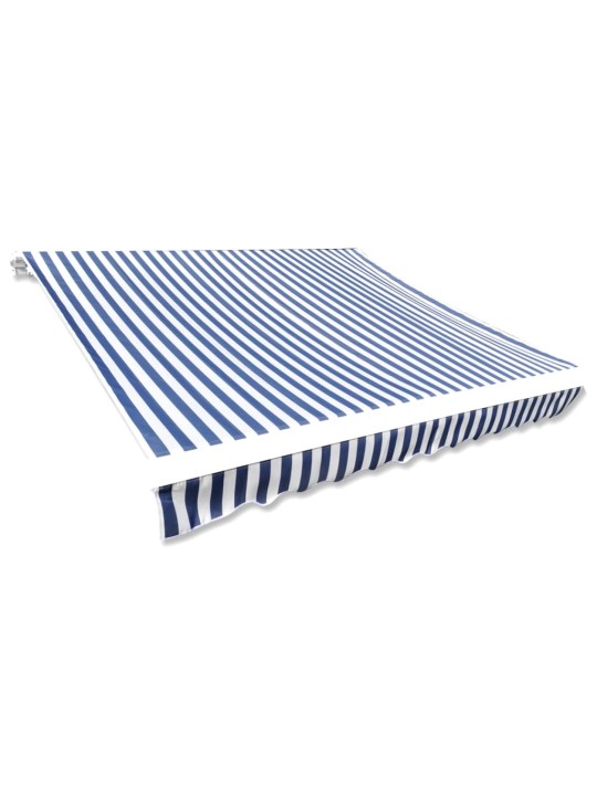 Plachta na markýzu plátno modro-bílá 350 x 250 cm