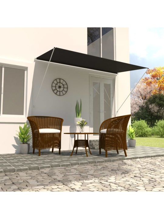 Zatahovací markýza antracitová 350 x 150 cm
