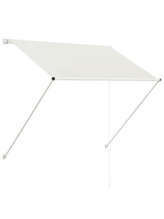 Zatahovací markýza krémová 150 x 150 cm