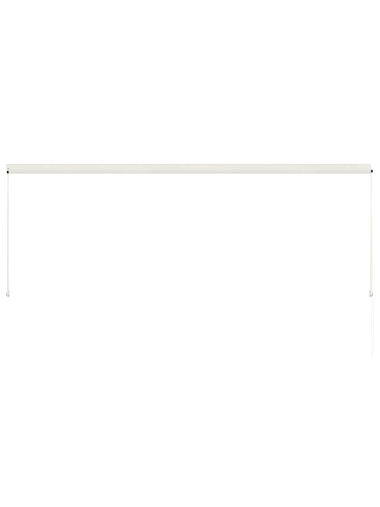 Zatahovací markýza krémová 350 x 150 cm