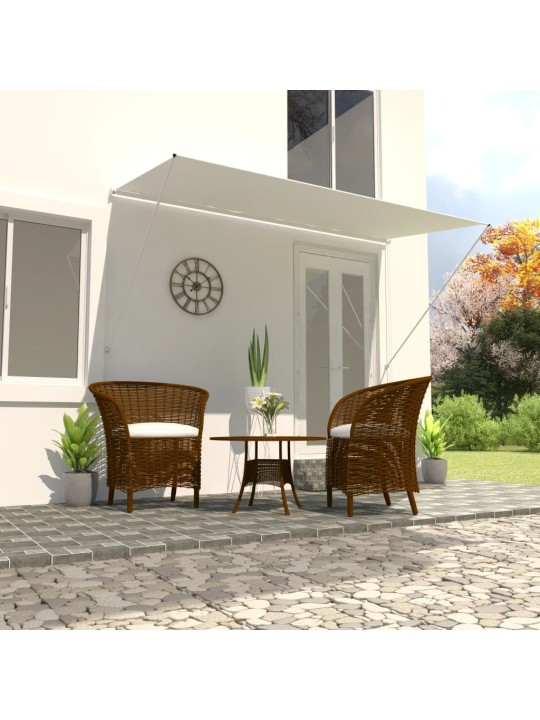 Zatahovací markýza krémová 350 x 150 cm