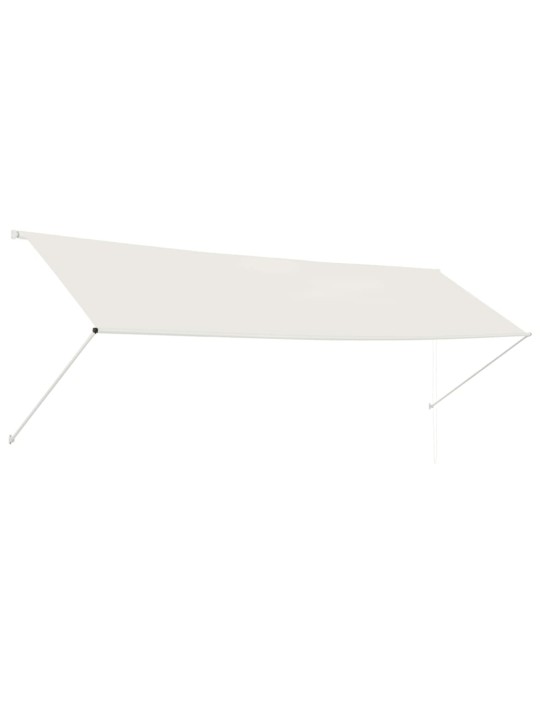 Zatahovací markýza krémová 400 x 150 cm