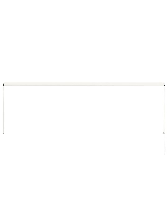 Zatahovací markýza krémová 400 x 150 cm