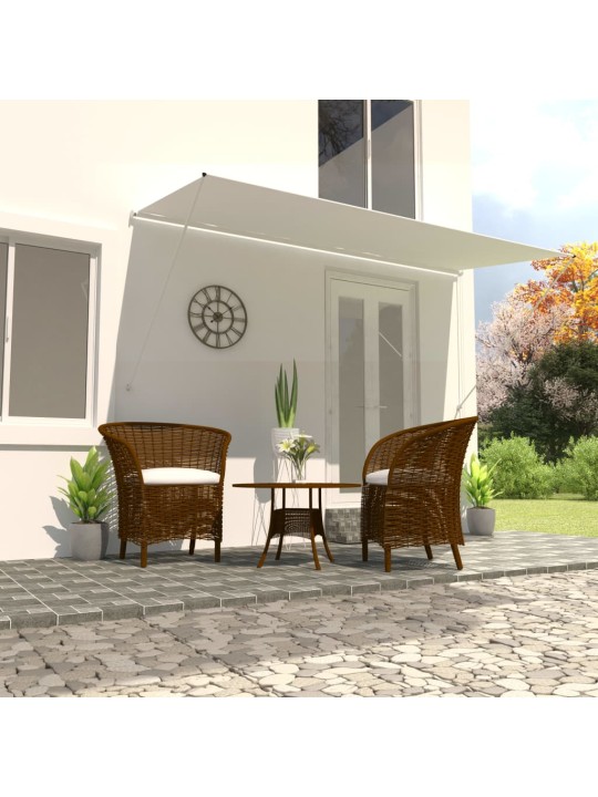 Zatahovací markýza krémová 400 x 150 cm