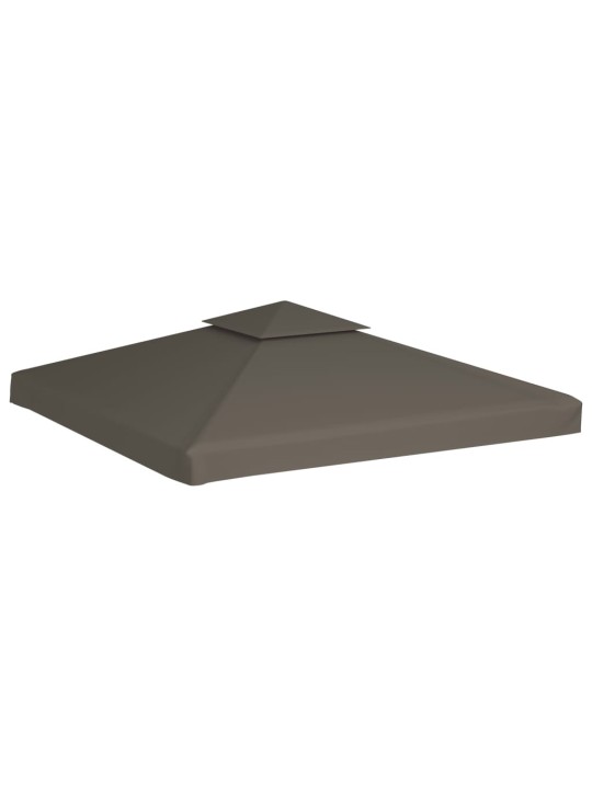 Náhradní dvojitá střecha na altán 310 g/m² 3 x 3 m barva taupe