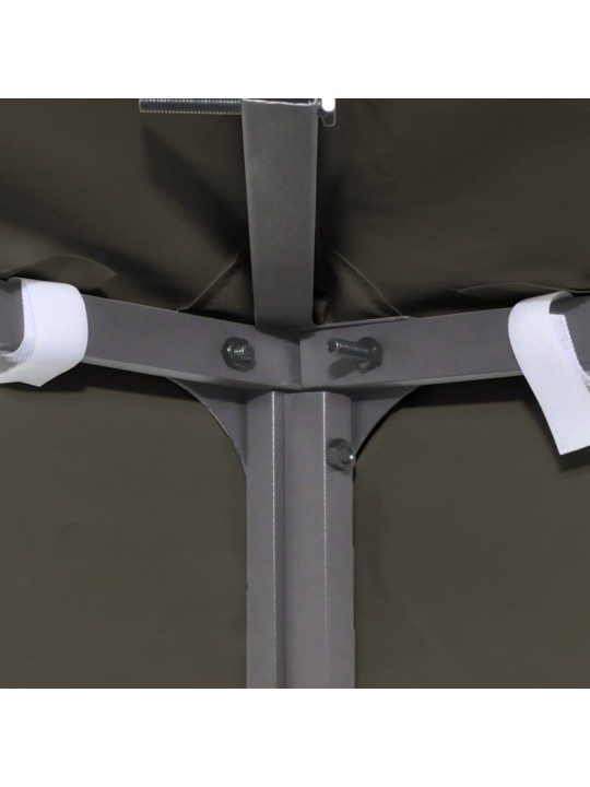 Náhradní dvojitá střecha na altán 310 g/m² 3 x 3 m barva taupe