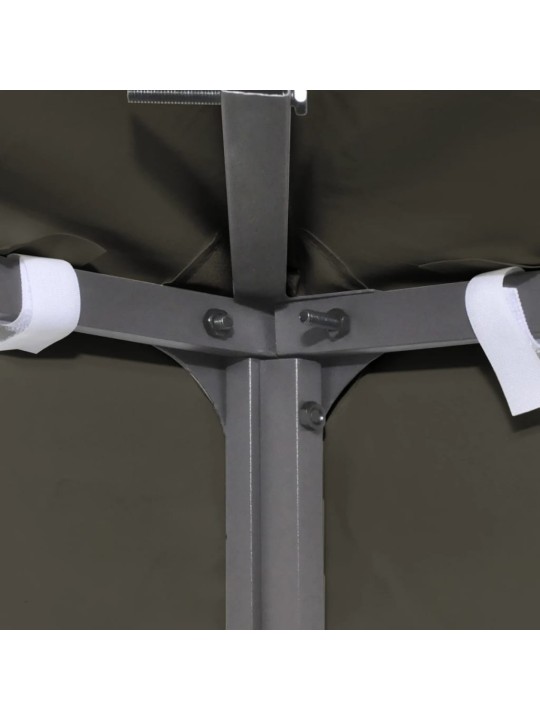Náhradní dvojitá střecha na altán 310 g/m² 4 x 3 m barva taupe