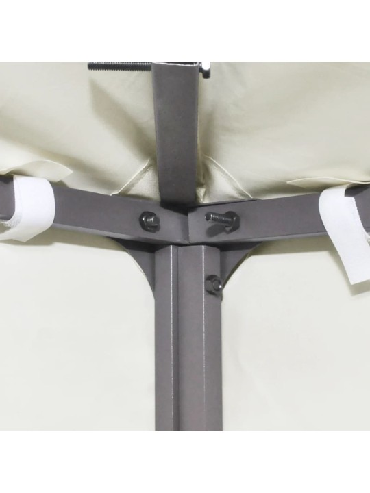 Náhradní střecha na altán 310 g/m² 3 x 3 m krémově bílá