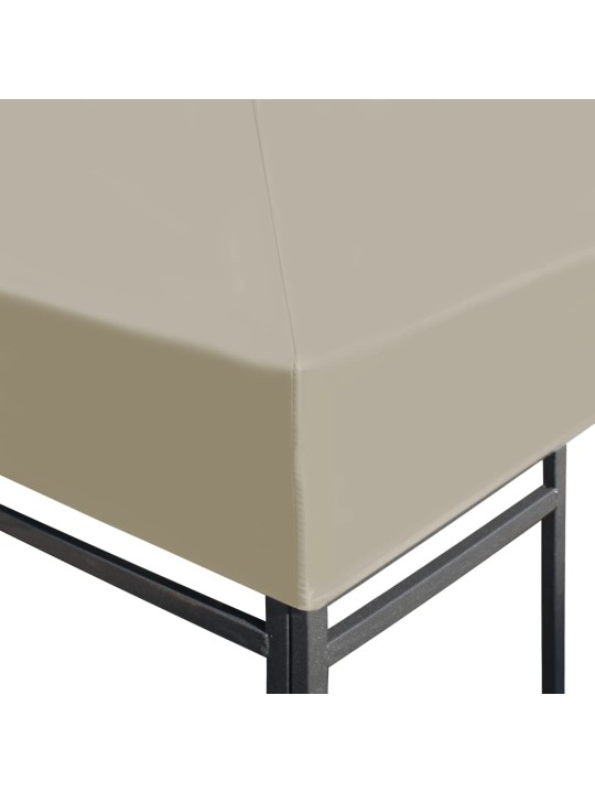 Náhradní střecha na altán 310 g/m² 3x3 m béžová