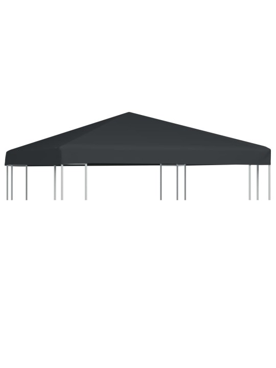 Náhradní střecha na altán 310 g/m² 3x3 m šedá