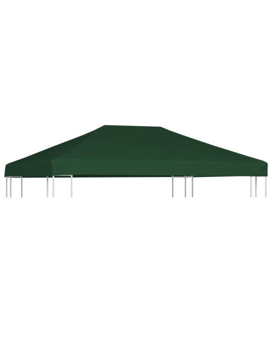 Náhradní střecha na altán 310 g/m² 4 x 3 m zelená