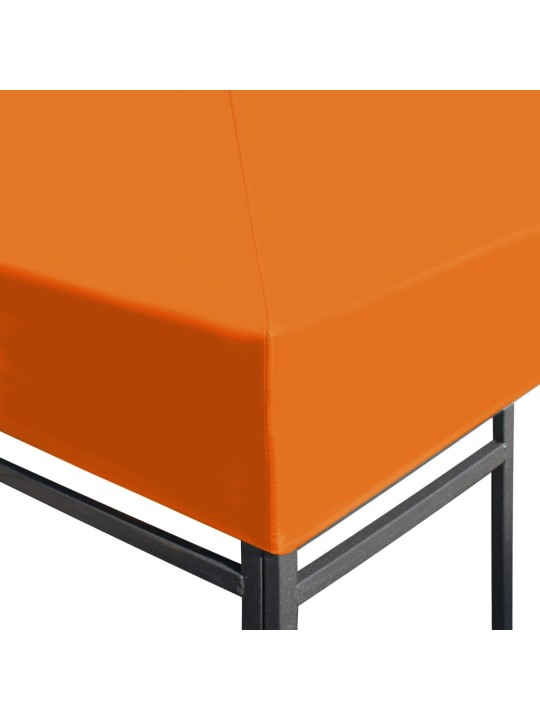 Náhradní střecha na altán 310 g/m² 4 x 3 m oranžová