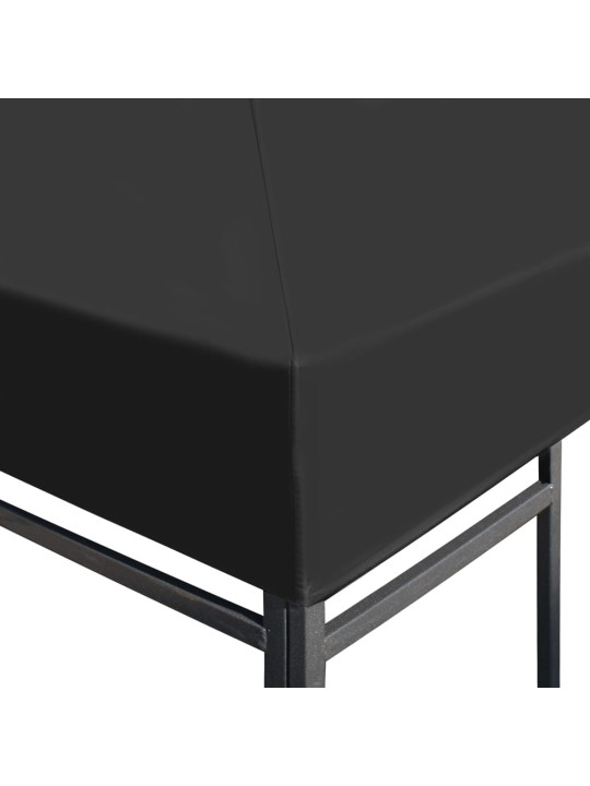 Náhradní střecha na altán 310 g/m² 4x3 m šedá