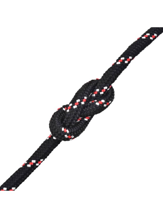Námořní lodní lano z polypropylenu 10 mm 250 m černé