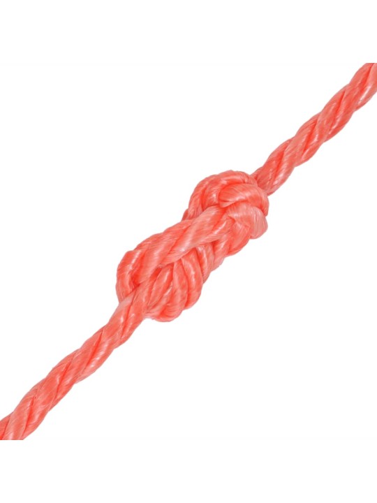 Kroucené lano z polypropylenu 16 mm 100 m oranžové