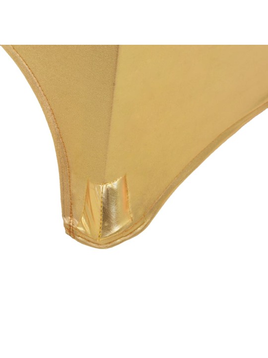 2 ks Elastické návleky na stůl zlaté 60 cm