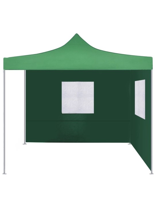 Skládací stan se 2 stěnami 3 x 3 m zelený
