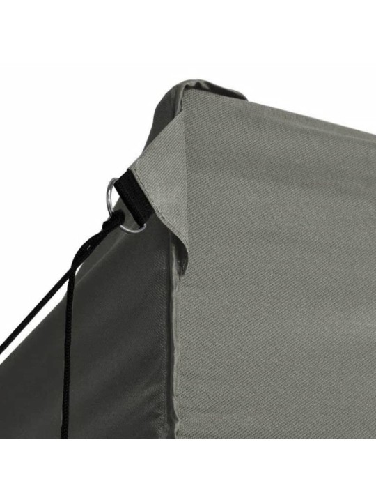 Rozkládací stan nůžkový se 4 bočnicemi 3 x 4,5 m antracitový