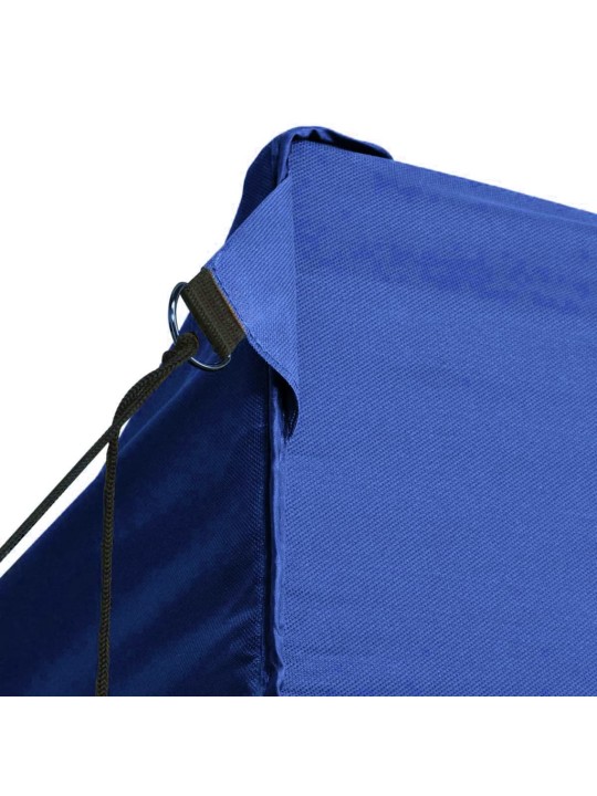 Skládací stan se 3 stěnami 3 x 4,5 m modrý