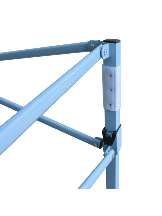 Skládací stan se 3 stěnami 3 x 4,5 m modrý