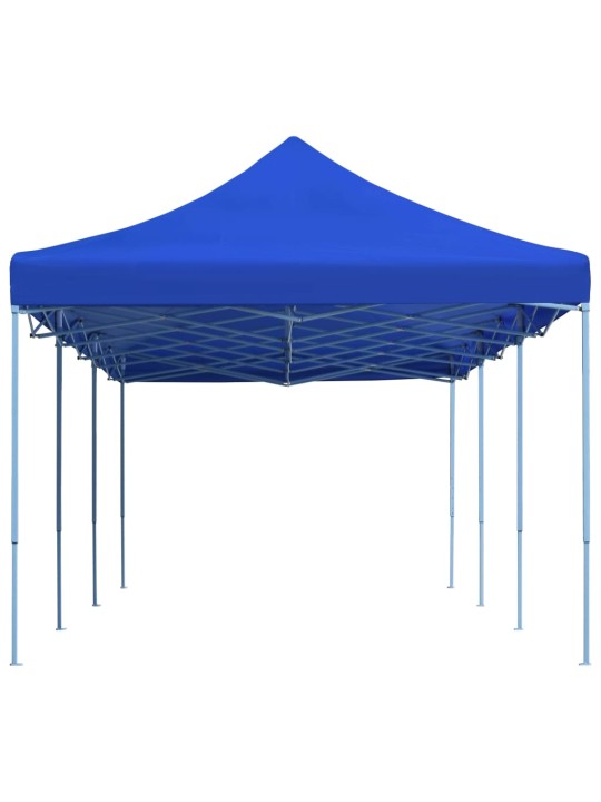 Skládací nůžkový party stan 3 x 9 m modrý