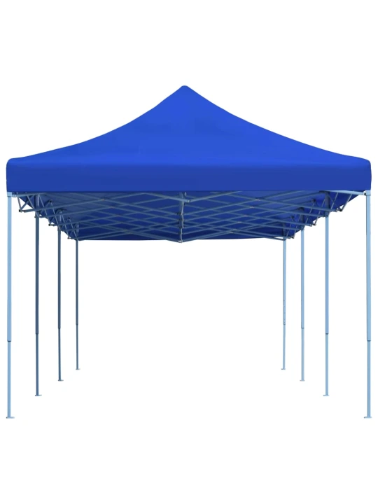 Skládací nůžkový party stan 3 x 9 m modrý