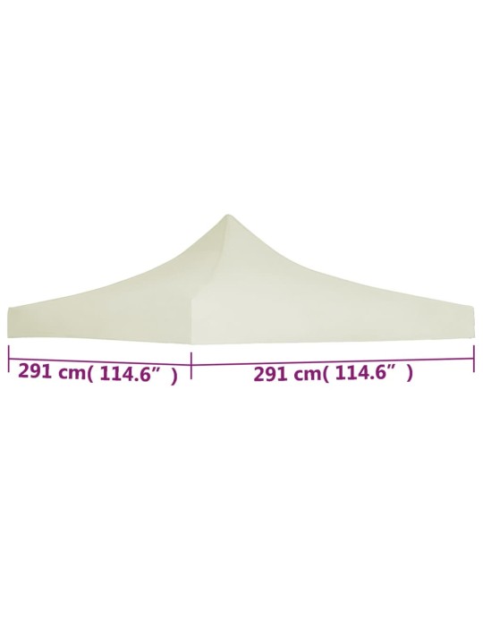 Střecha k party stanu 3 x 3 m krémová