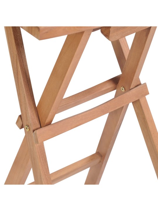 Skládací barové stoličky 2 ks masivní teak