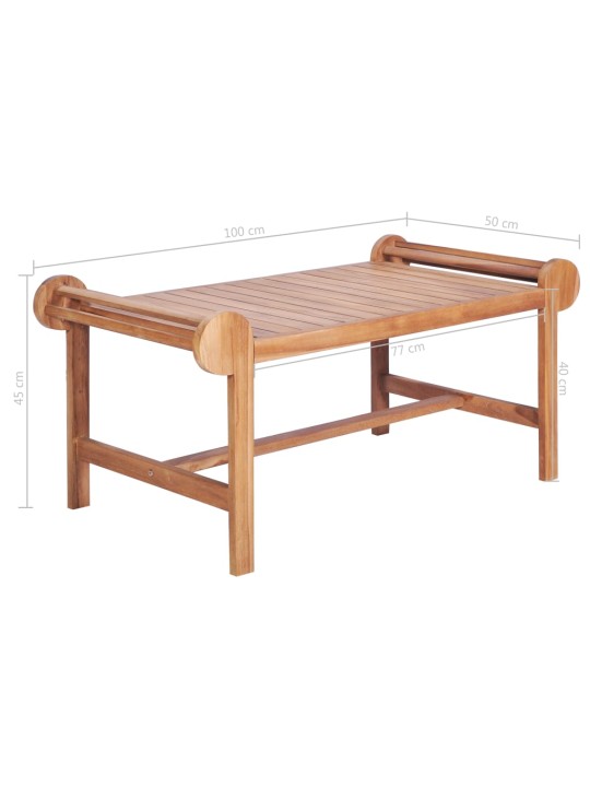 Konferenční stolek 100 x 50 x 45 cm masivní teak