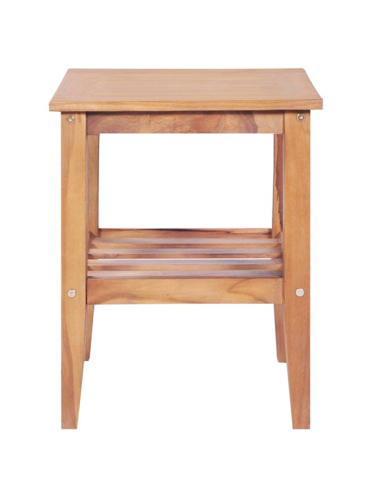 Konferenční stolek 40 x 40 x 50 cm čtvercový masivní teak
