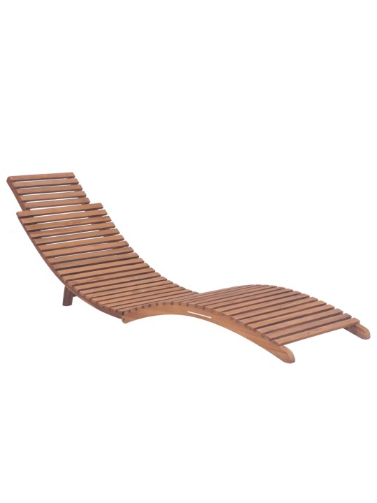 Skládací zahradní lehátko masivní teak