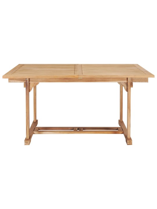 Rozkládací zahradní stůl (150–200) x 100 x 75 cm masivní teak