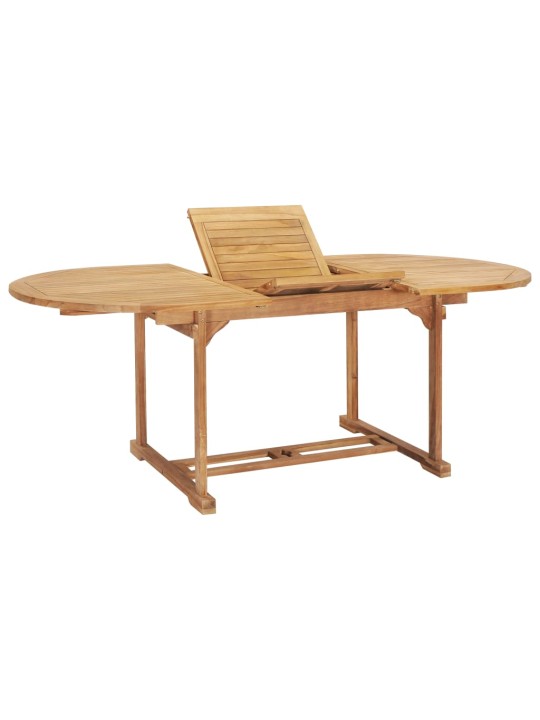 Rozkládací zahradní stůl (150–200) x 100 x 75 cm masivní teak