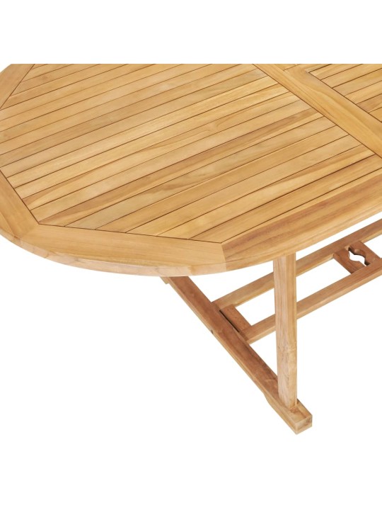 Rozkládací zahradní stůl (150–200) x 100 x 75 cm masivní teak