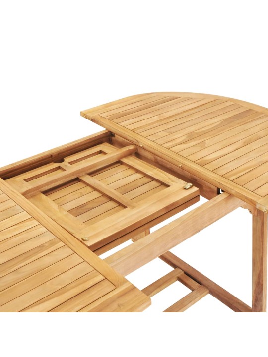 Rozkládací zahradní stůl (150–200) x 100 x 75 cm masivní teak