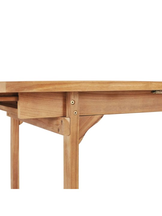 Rozkládací zahradní stůl (150–200) x 100 x 75 cm masivní teak
