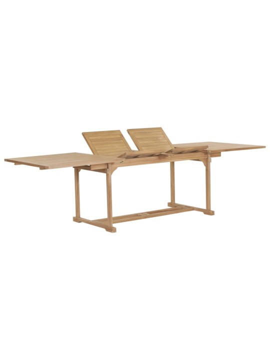 Rozkládací zahradní stůl (180–280) x 100 x 75 cm masivní teak