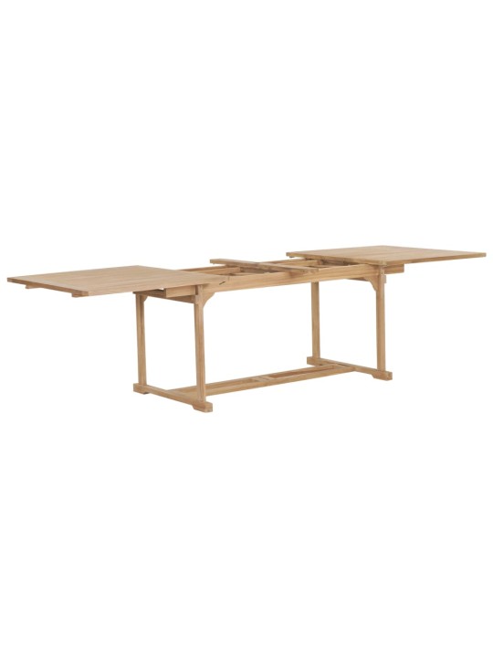 Rozkládací zahradní stůl (180–280) x 100 x 75 cm masivní teak