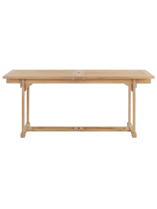 Rozkládací zahradní stůl (180–280) x 100 x 75 cm masivní teak