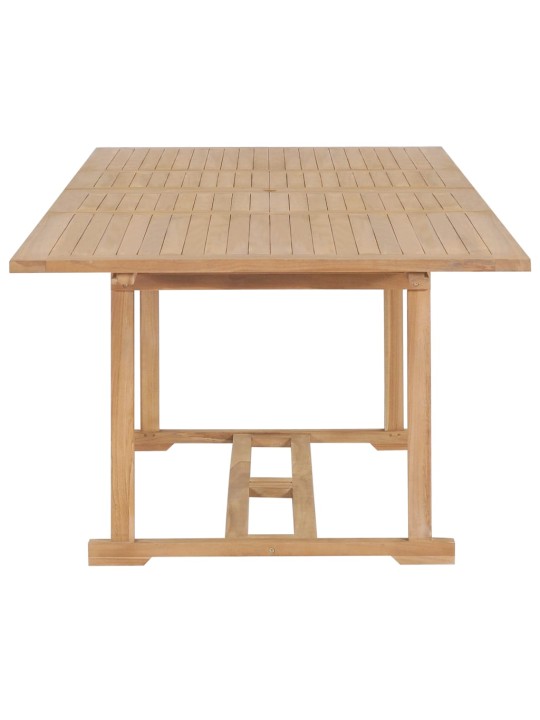 Rozkládací zahradní stůl (180–280) x 100 x 75 cm masivní teak