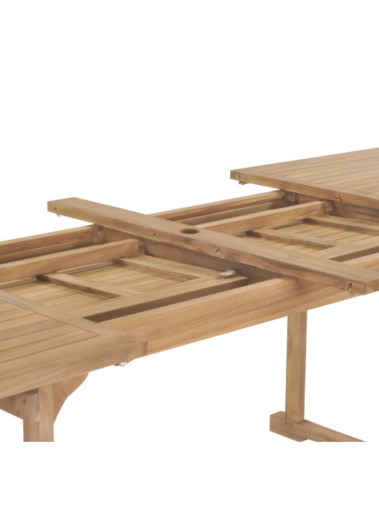 Rozkládací zahradní stůl (180–280) x 100 x 75 cm masivní teak