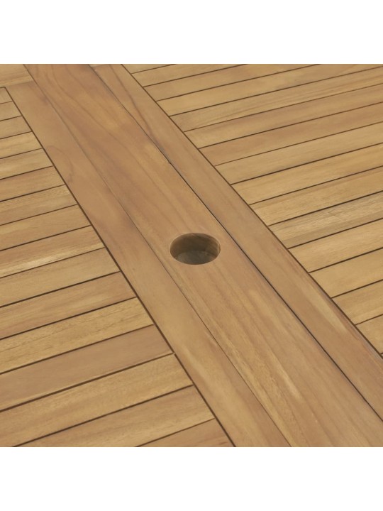 Rozkládací zahradní stůl 180–280x100x75 cm masivní teak oválný