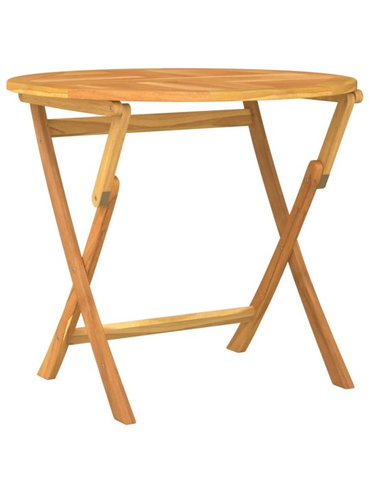 Skládací zahradní stůl 85 x 76 cm masivní teakové dřevo