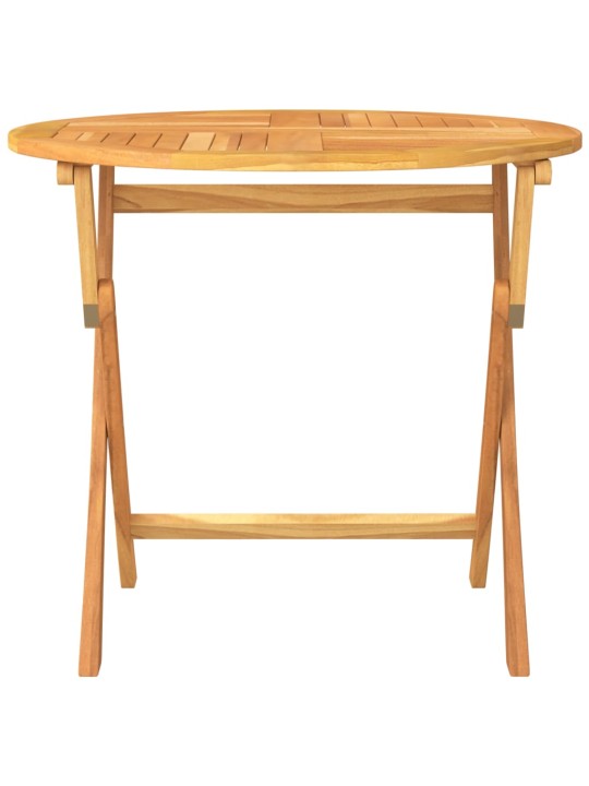 Skládací zahradní stůl 85 x 76 cm masivní teakové dřevo