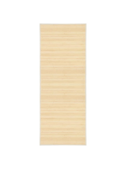 Koberec bambus 80 x 200 cm přírodní