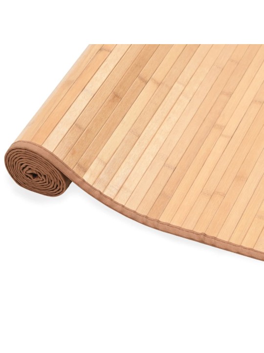 Koberec bambus 100 x 160 cm hnědý