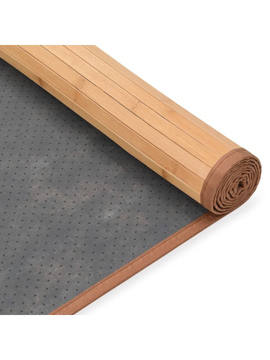 Koberec bambus 100 x 160 cm hnědý