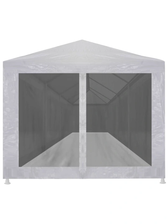 Party stan s 10 bočními stěnami ze síťoviny 12 x 3 m