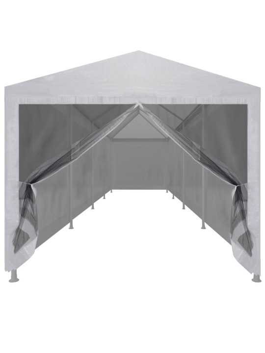Party stan s 10 bočními stěnami ze síťoviny 12 x 3 m