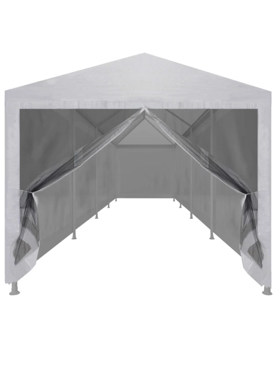 Party stan s 10 bočními stěnami ze síťoviny 12 x 3 m